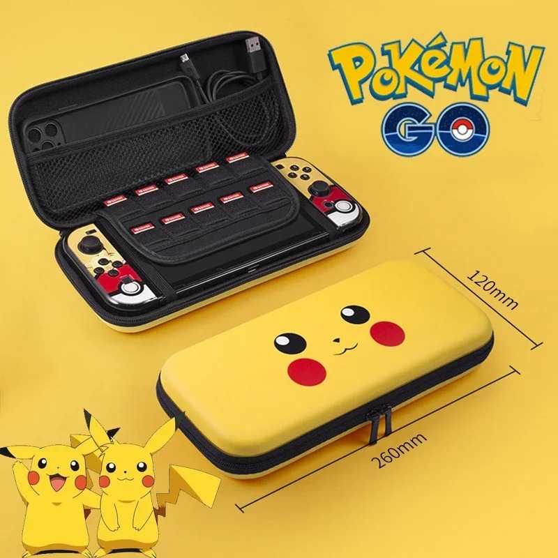 Gaming Console Handheld - Borsa portaoggetti Pokemon Pikachu per console