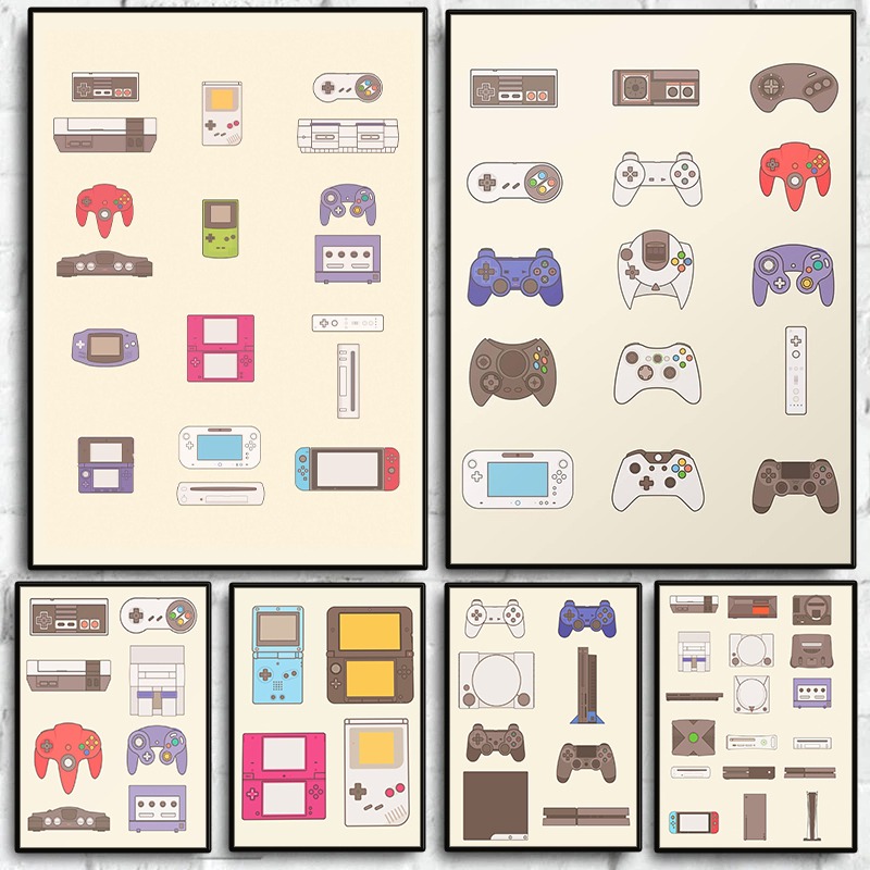 Poster su Tela dell'Evoluzione - Gaming Console Handheld recensione e prezzo